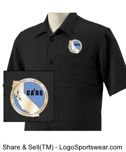 Harriton Mens Bahama Cord Camp Shirt Design Zoom